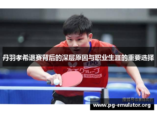 丹羽孝希退赛背后的深层原因与职业生涯的重要选择